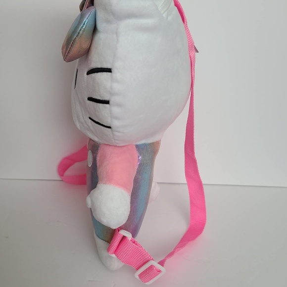 Sanrio Hello Kitty plush doll pink backpack purse New - Picture 6 of 13